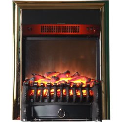 Каминокомплект Interflame Экстер М махагон с очагом Fobos FX M Brass