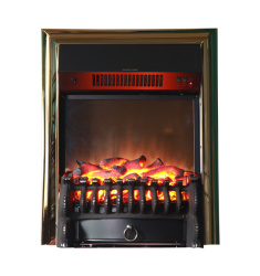 Каминокомплект Interflame Берта с очагом Fobos FX M Brass дуб