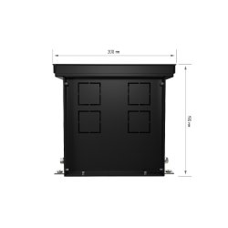 Внутрипольный конвектор Royal Thermo Atrium 190/200/2300-DG-U-BL