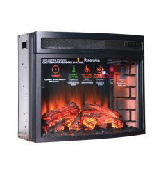 Каминокомплект Interflame Джениус с очагом Panoramic 25 LED FX темный дуб