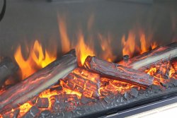 Каминокомплект Royal Flame Basel R с очагом Vision 60 LOG LED белый с черным